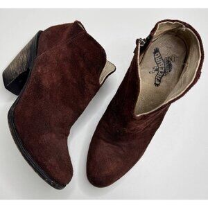 FreeBird By Steven Women's Detroit Maroon Heeled Booties Size 8